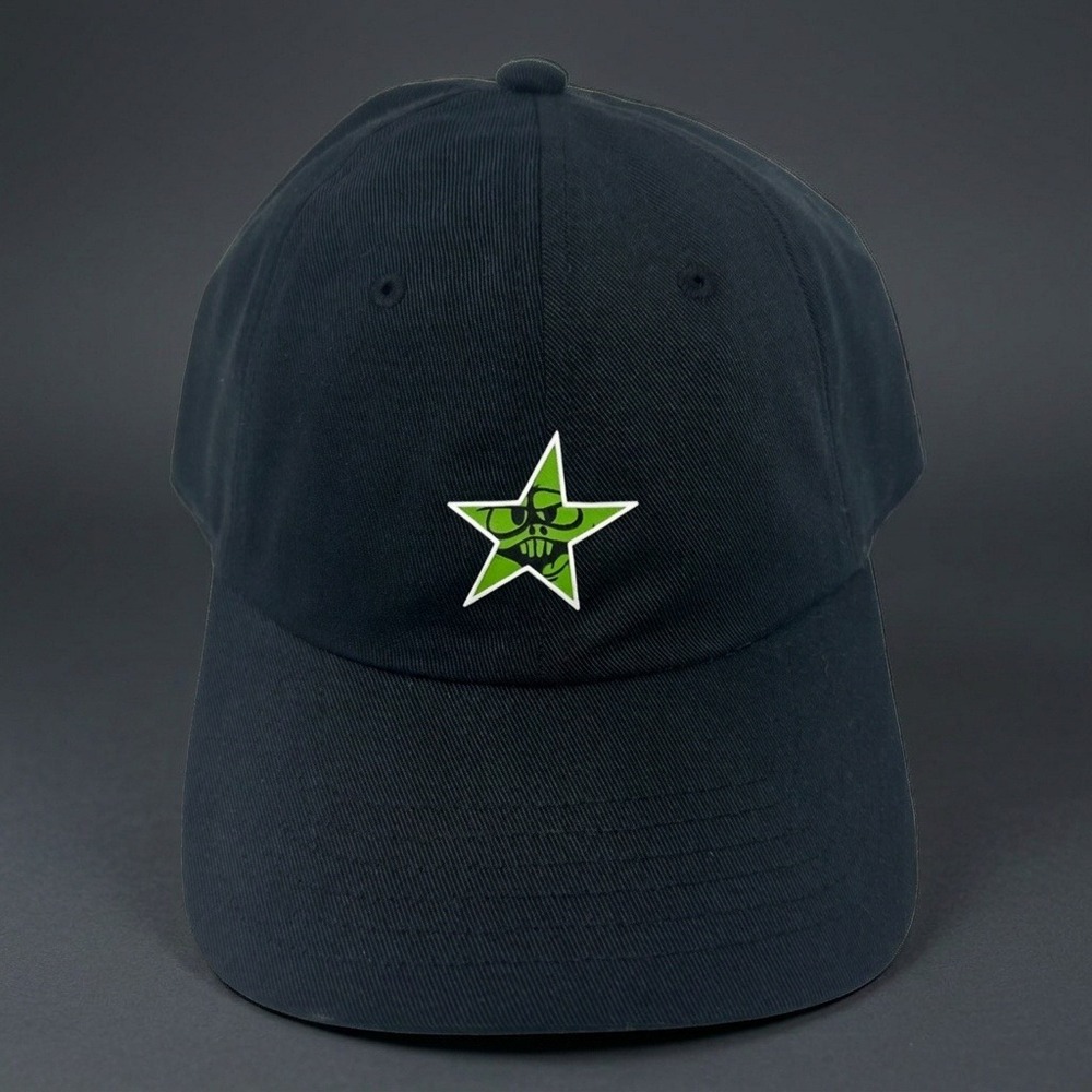 Converse CONS Dad Hat Mens Black Green Star Logo Baseball Cap Adjustable NWT OS